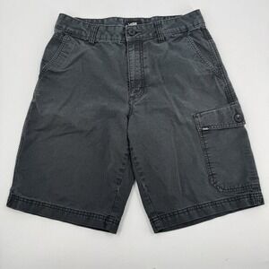 Vans‎ Cargo Shorts Charcoal Gray Mens Size 30 Utility Pockets Casual Skate